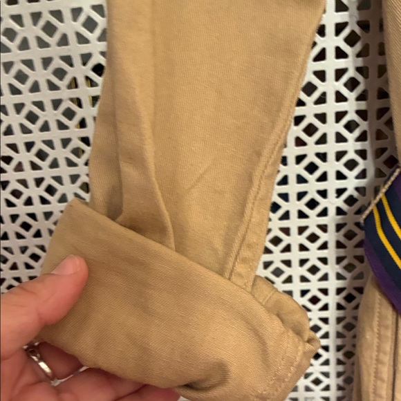 Polo Ralph Lauren Camel Long Sleeve Dress with Belt - Picture 5 of 11